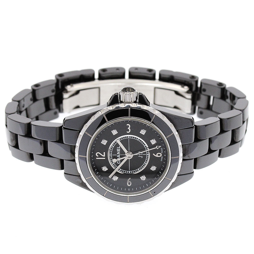 CHANEL J12 H2569 8P diamond black Dial Quartz Ladies Watch_893515
