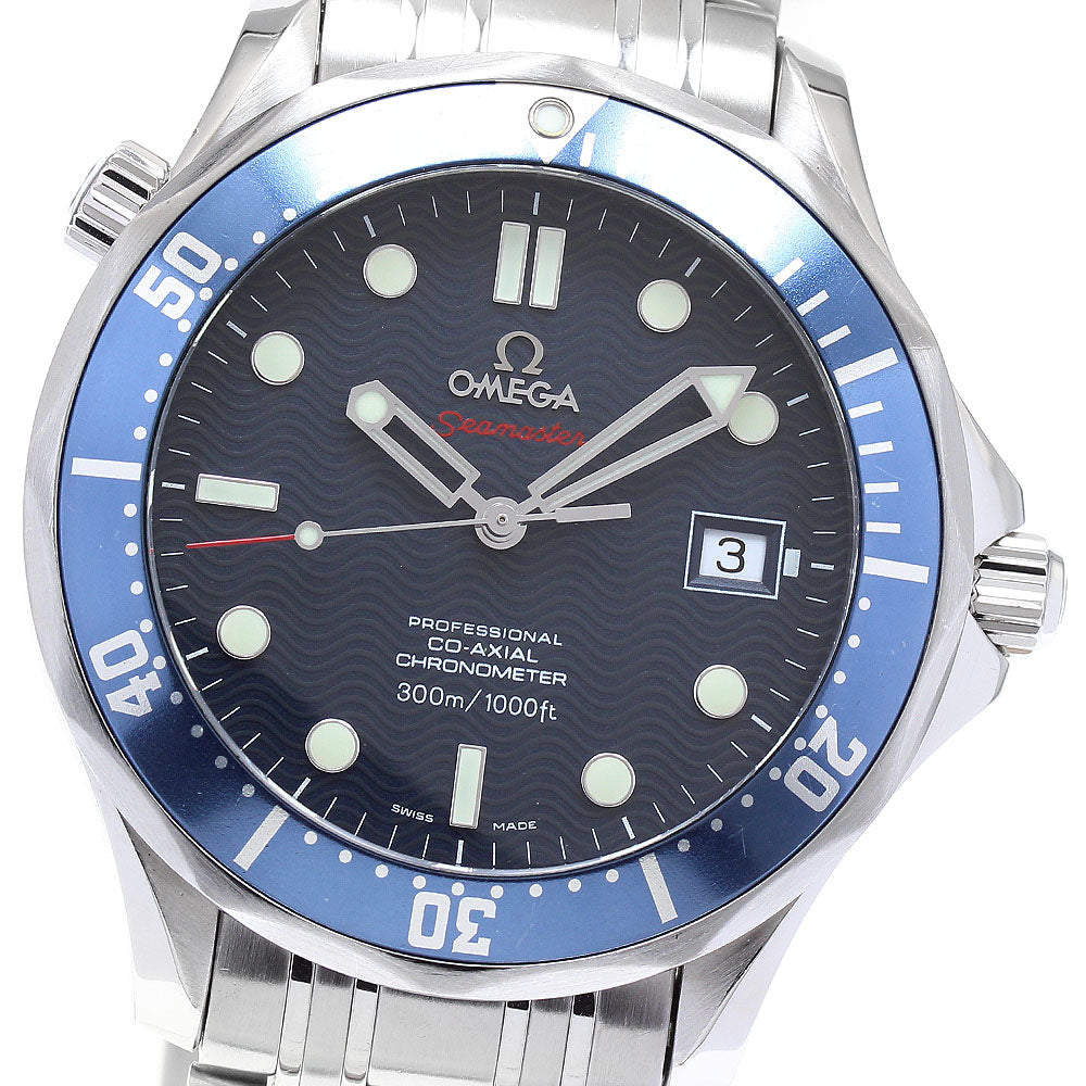OMEGA Seamaster300 2220.80 Coaxial Navy Dial Automatic Men's Watch_893517