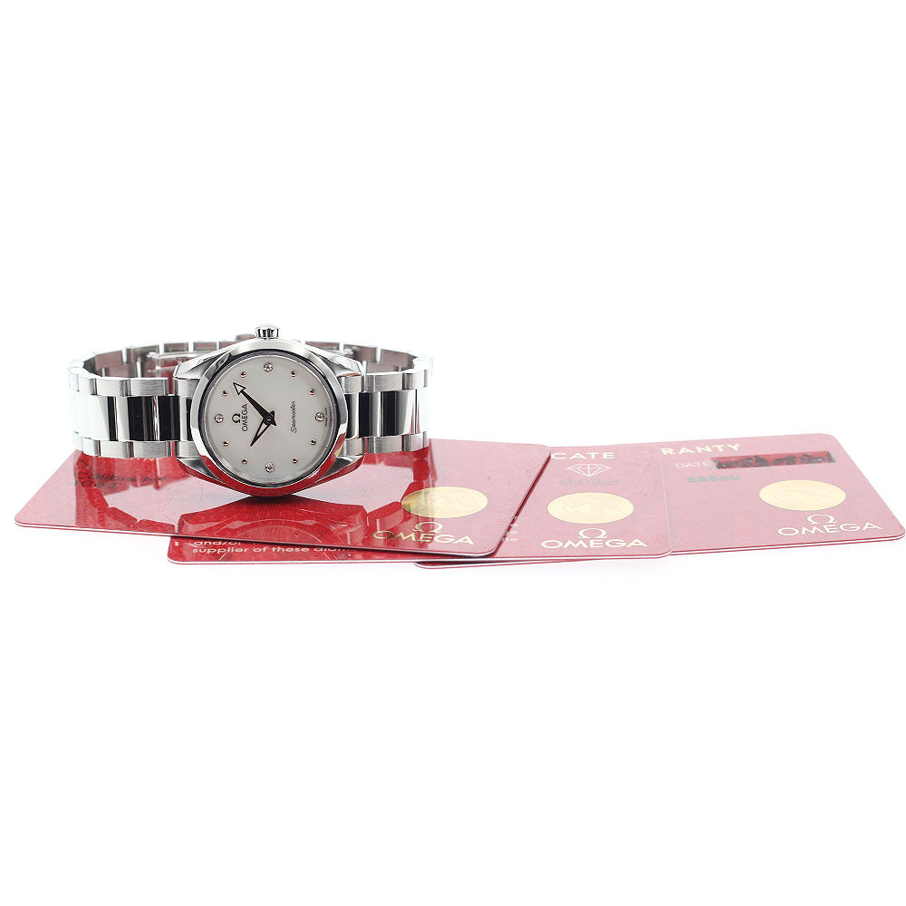 OMEGA Seamaster Aqua Terra 220.10.28.60.54.001 4P diamond Quartz Ladies_893523