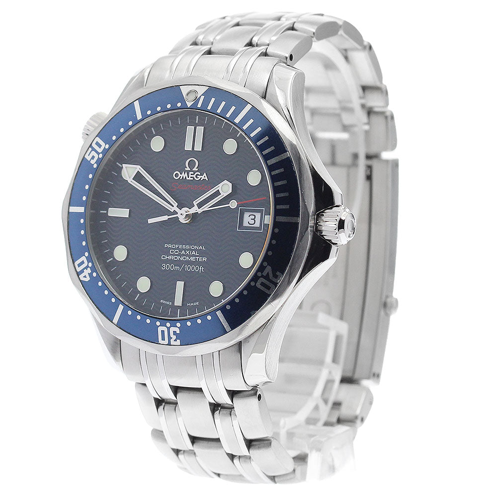 OMEGA Seamaster diver 300 2220.80 Date Navy Dial Automatic Men's Watch_893533
