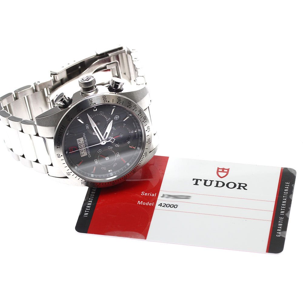 TUDOR Fast rider 42000 Chronograph Black Grey Dial Automatic Men's Watch_893538