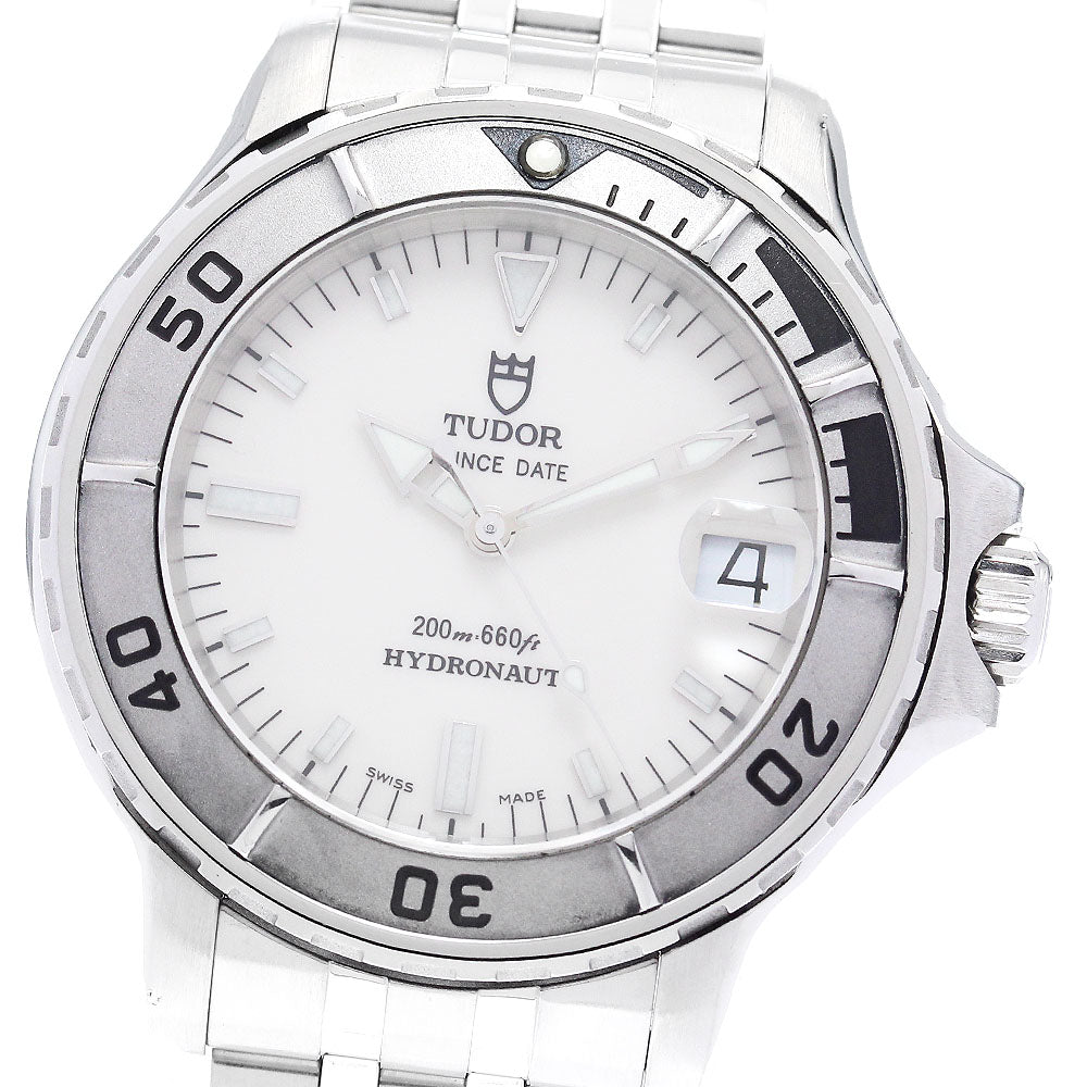 TUDOR Hydro note 85190 Date White Dial Automatic Boy's Watch_893541