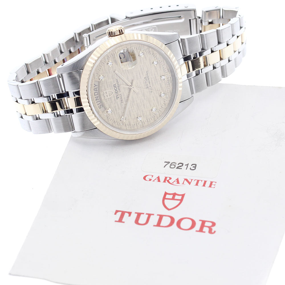 TUDOR Prince Date Day 76213 gold Dial Automatic Men's Watch_893546