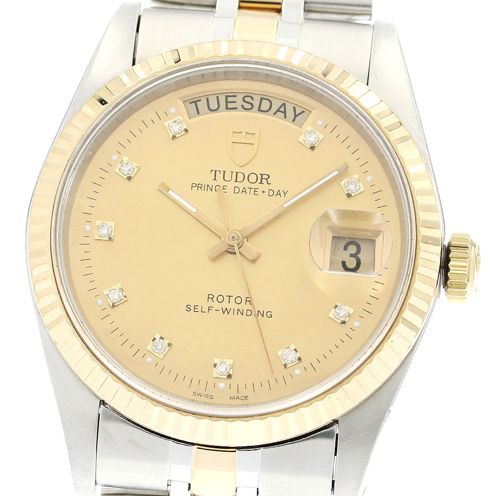 TUDOR Prince Date Day 76213 gold Dial Automatic Men's Watch_893555
