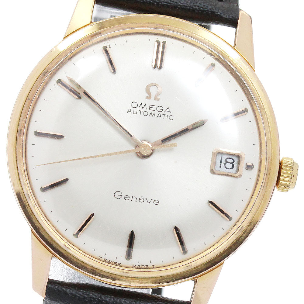 OMEGA Geneve 166.002 Cal.565 Date Silver Dial Automatic Men's Watch_893564