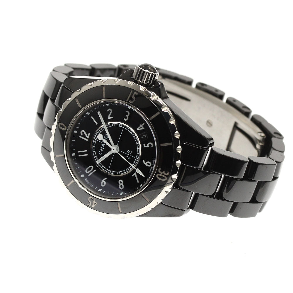 CHANEL J12 H0682 Black Ceramic 33MM black Dial Quartz Ladies Watch_893565