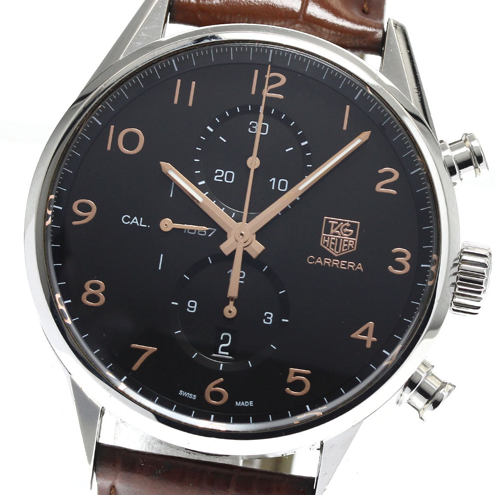 TAG HEUER Carrera CAR2014.FC6235 Caliber 1887 chronograph black Dial Automatic Men's Watch_893566