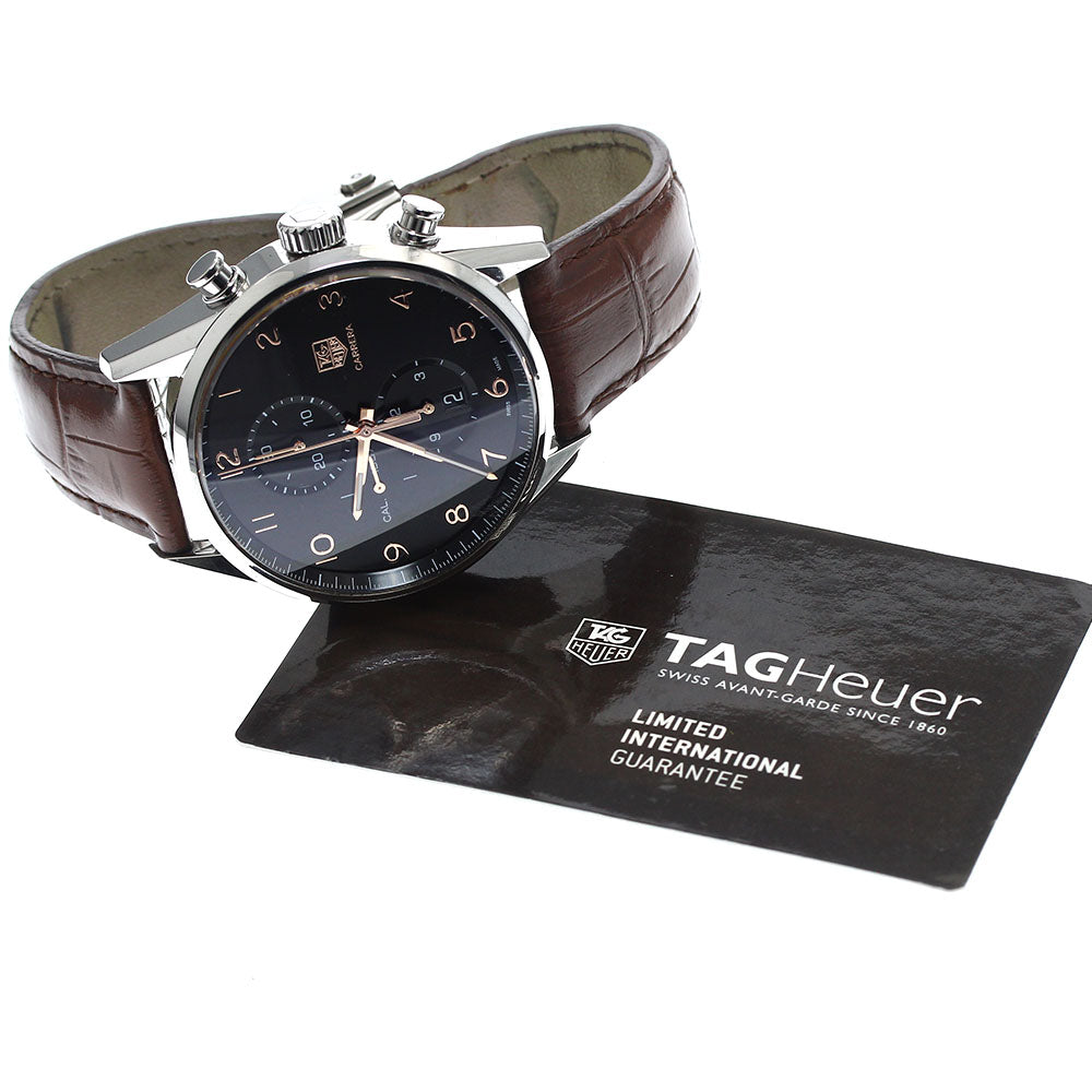TAG HEUER Carrera CAR2014.FC6235 Caliber 1887 chronograph black Dial Automatic Men's Watch_893566