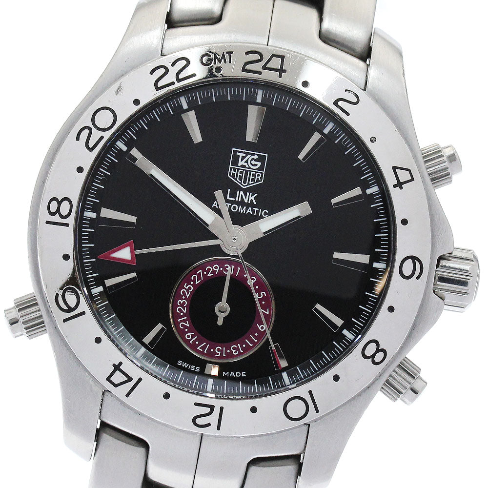 TAG HEUER Link WJF2115 GMT date black Dial Automatic Men's Watch_893584