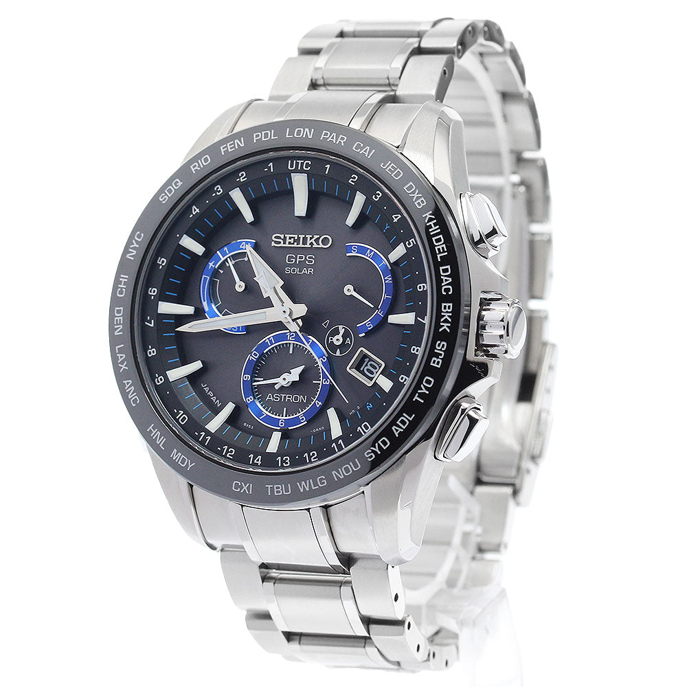 SEIKO Astron SBXB107/8X53-0AD0-2 Day date Solar Powered Radio Men's Watch_893591