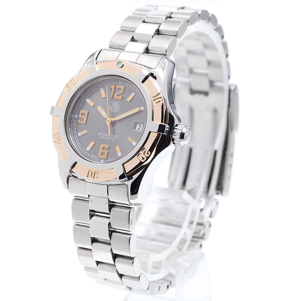 TAG HEUER Exclusive WN1351 Date gray Dial Quartz Ladies Watch_893599