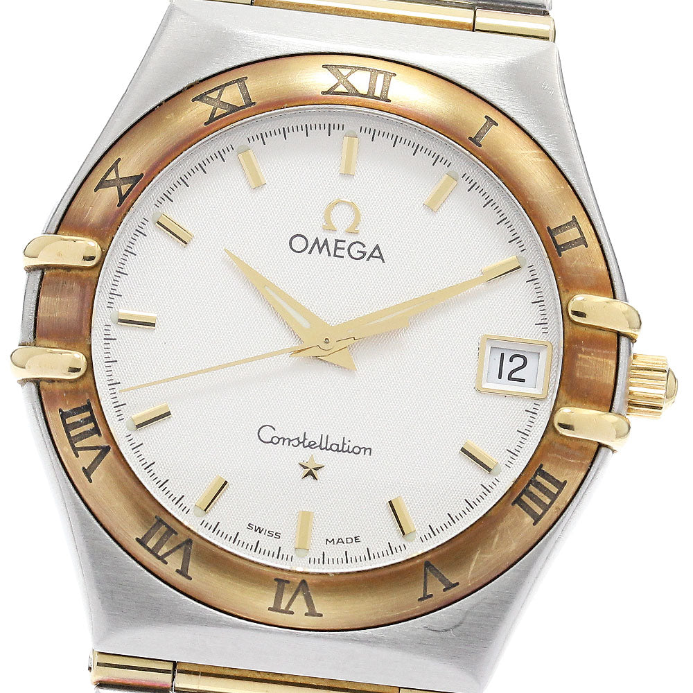 OMEGA Constellation 1212.30 YG bezel date full bar Quartz Men's Watch_893608