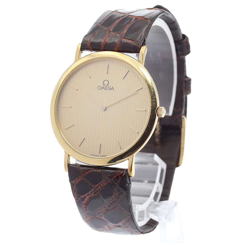OMEGA De Ville gold Dial Quartz Men's Watch_893611