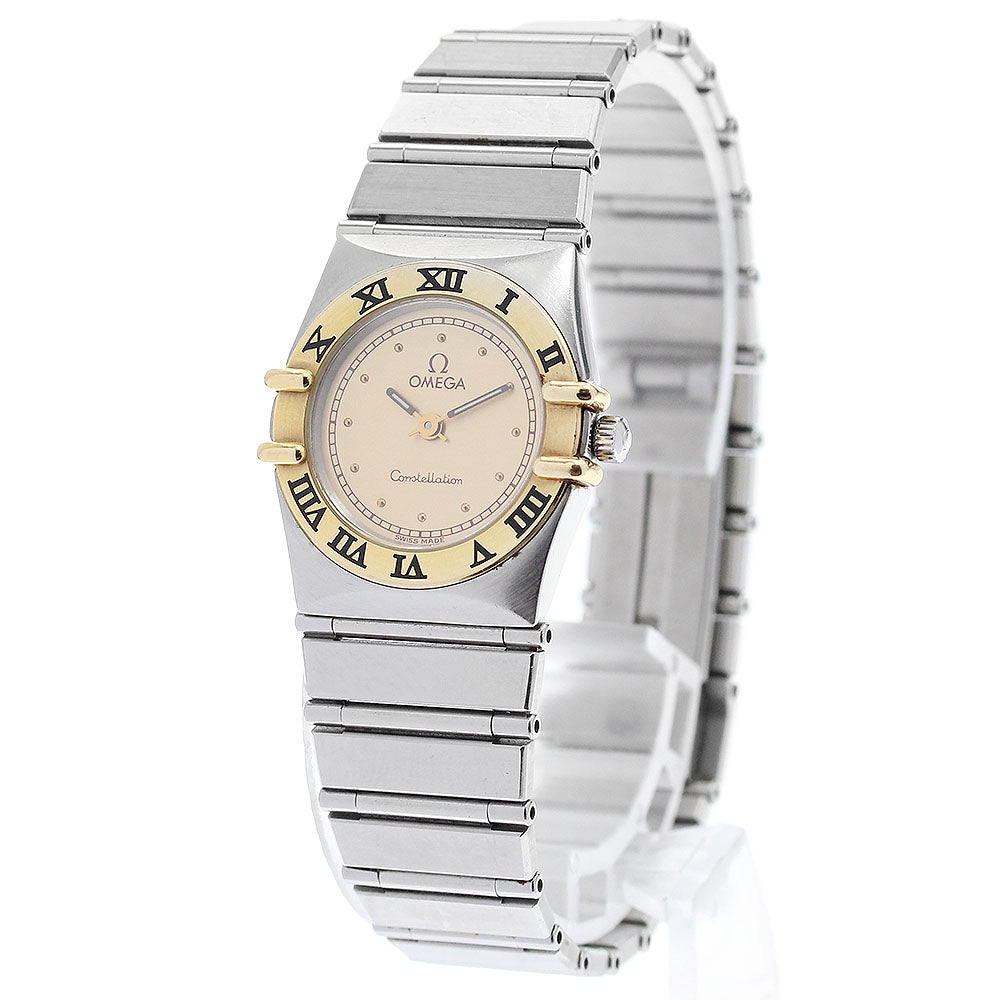 OMEGA Constellation gold Dial Quartz Ladies Watch_893638