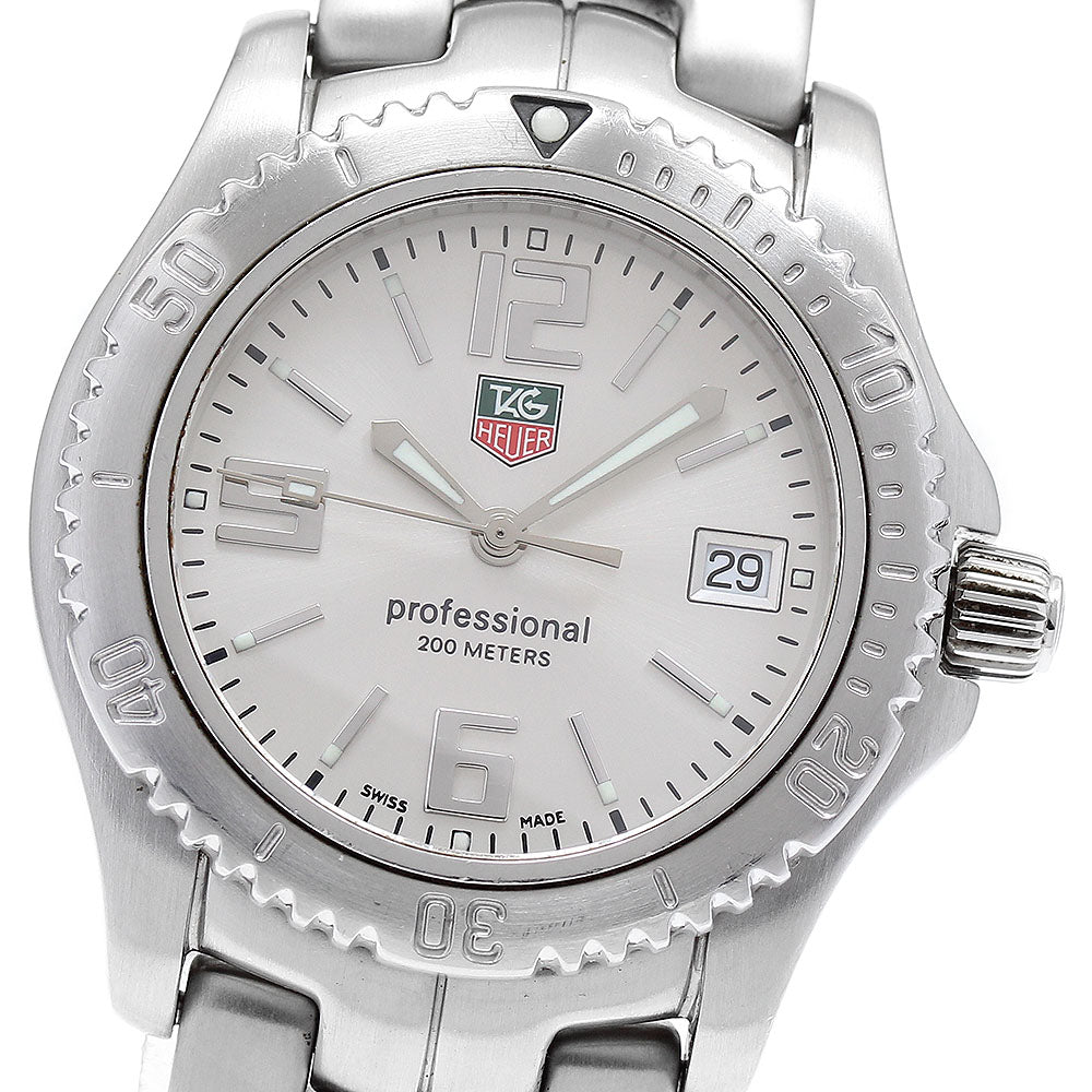 TAG HEUER Link WT1212 Date Silver Dial Quartz Men's Watch_893658