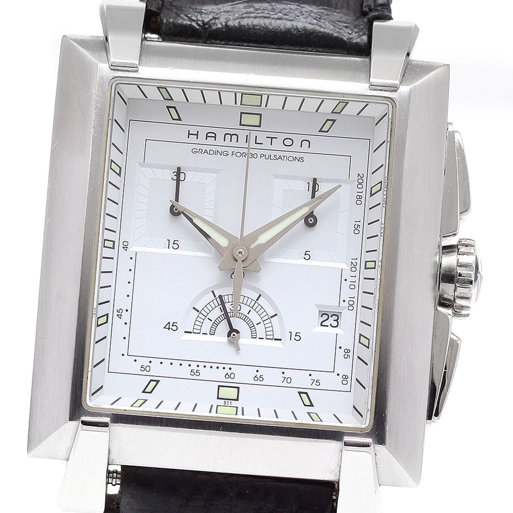HAMILTON Torrent H304120 Chronograph Silver Dial Quartz Men's Watch_893659