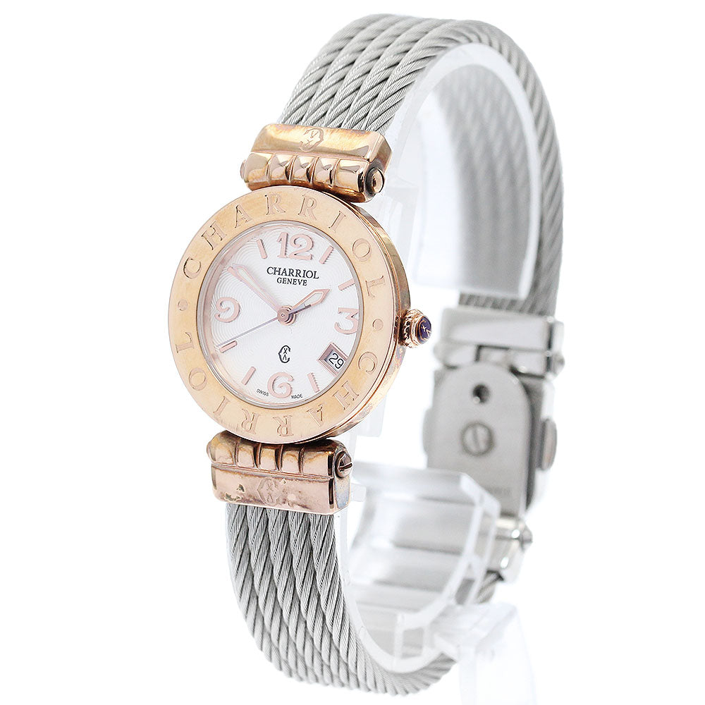 CHARRIOL Alexander ACS.51.801 Date white Dial Quartz Ladies Watch_893662