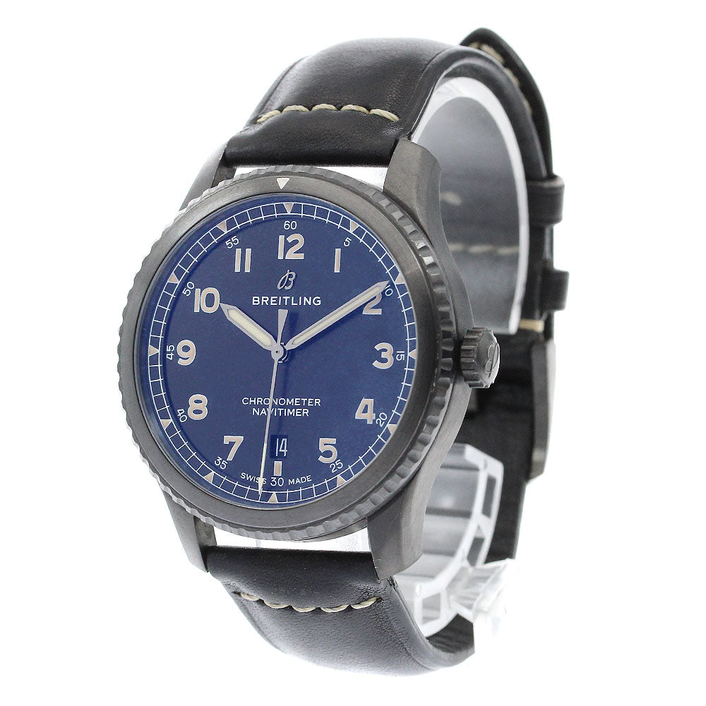 BREITLING Navitimer 8 M17314 Black Steel Date Automatic Men's Watch_893671