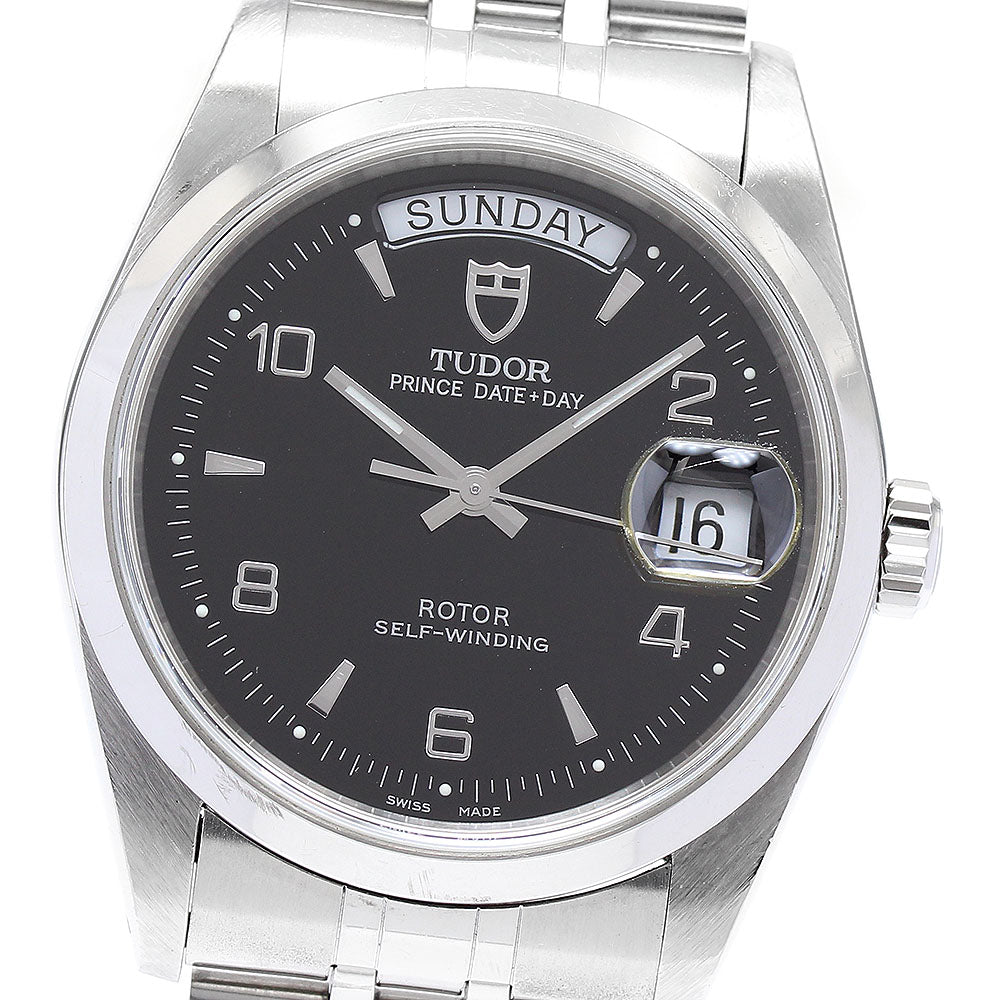 TUDOR Prince Date Day 76200 black Dial Automatic Men's Watch_893701