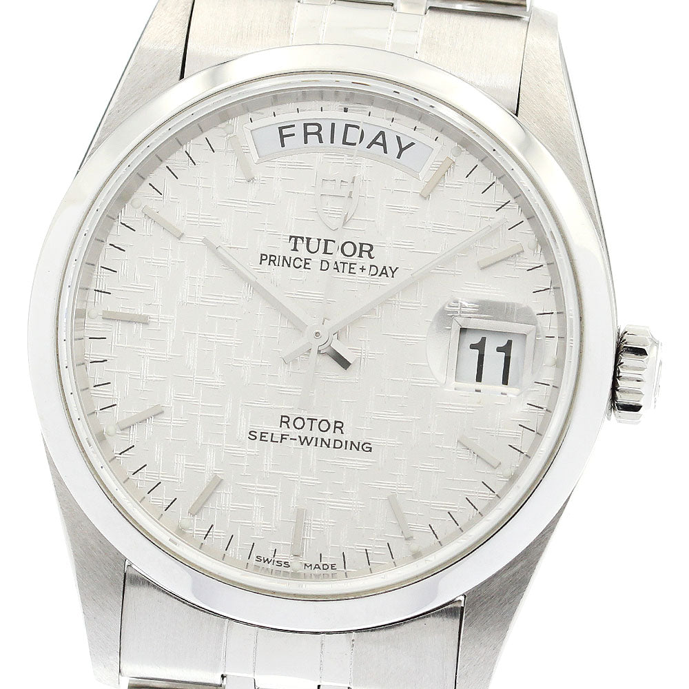 TUDOR Prince Date Day 76200 Silver Dial Automatic Boy's Watch_893709