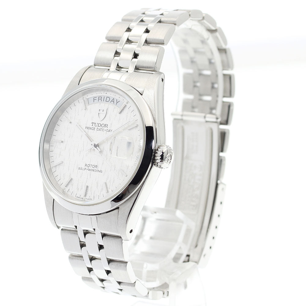 TUDOR Prince Date Day 76200 Silver Dial Automatic Boy's Watch_893709