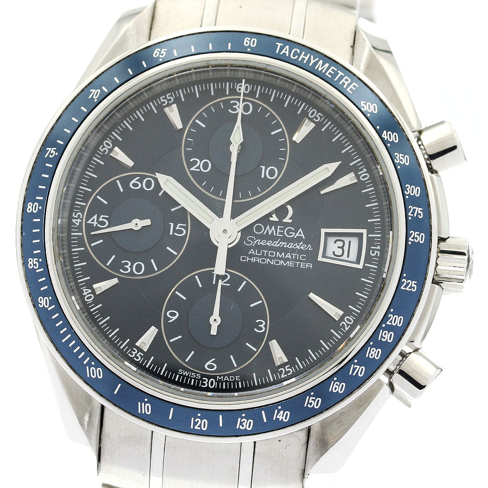 OMEGA Speedmaster 3212.80 Date Chronograph blue Dial Automatic Men's _893717