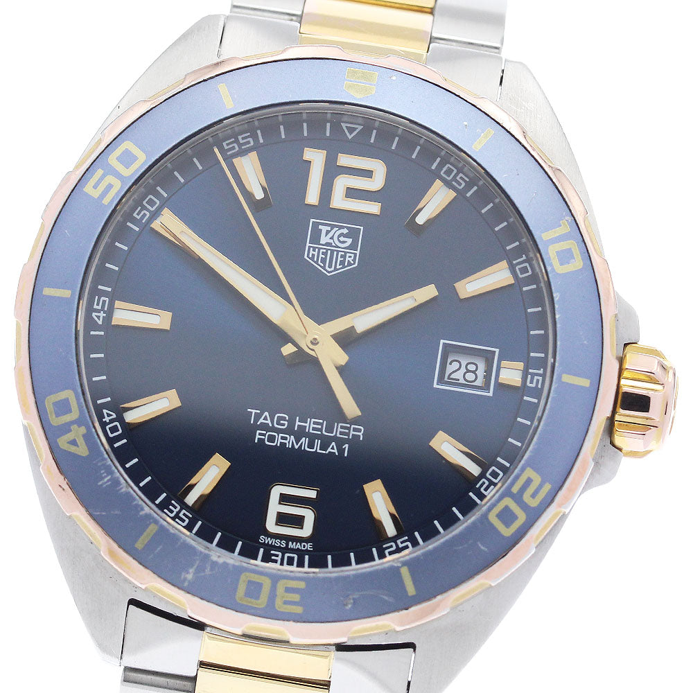 TAG HEUER Formula 1 WAZ1120 Date blue Dial Quartz Men's Watch_893719