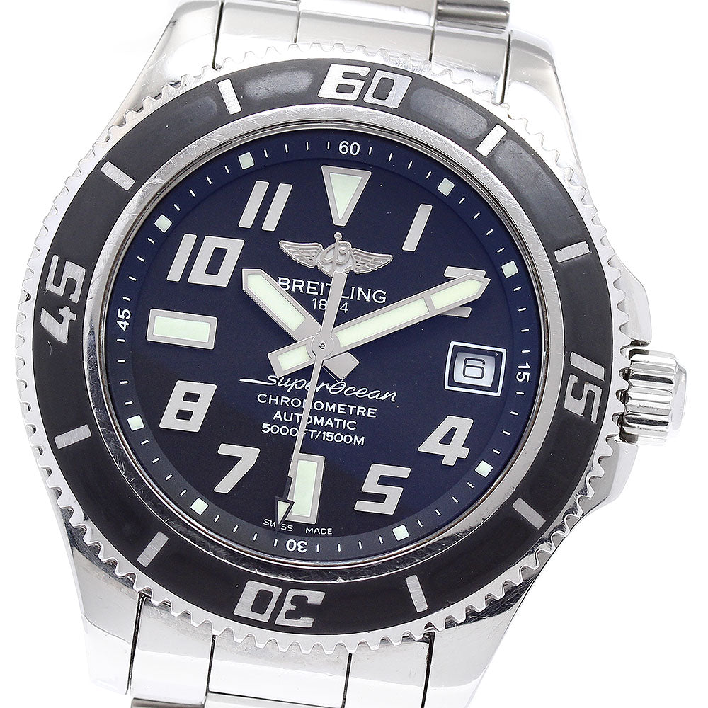 BREITLING Super Ocean 42 A17364 Date black Dial Automatic Men's Watch_893720