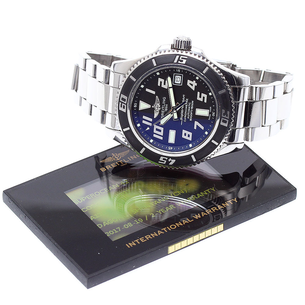 BREITLING Super Ocean 42 A17364 Date black Dial Automatic Men's Watch_893720