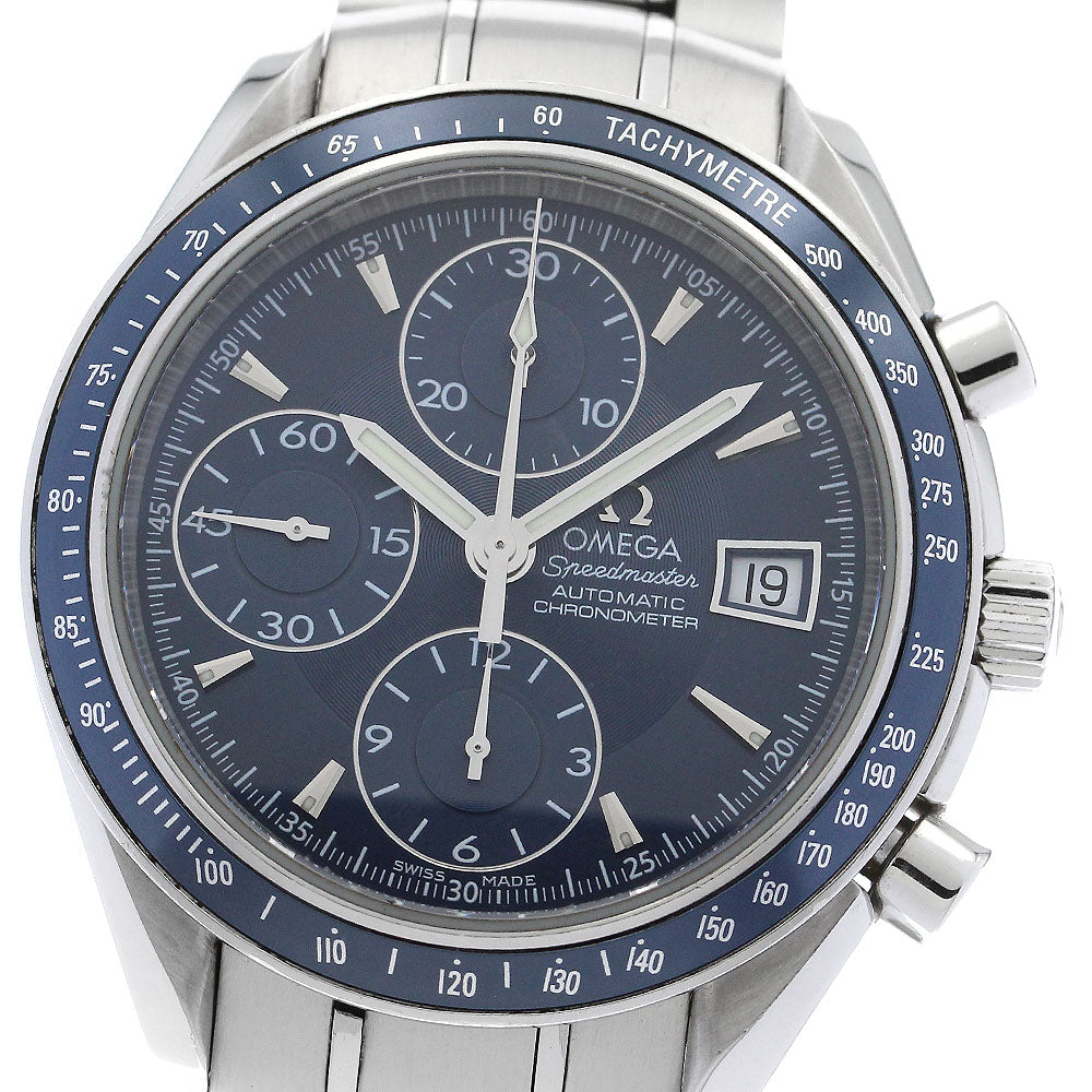 OMEGA Speedmaster 3212.80 Date Chronograph blue Dial Automatic Men's_893721