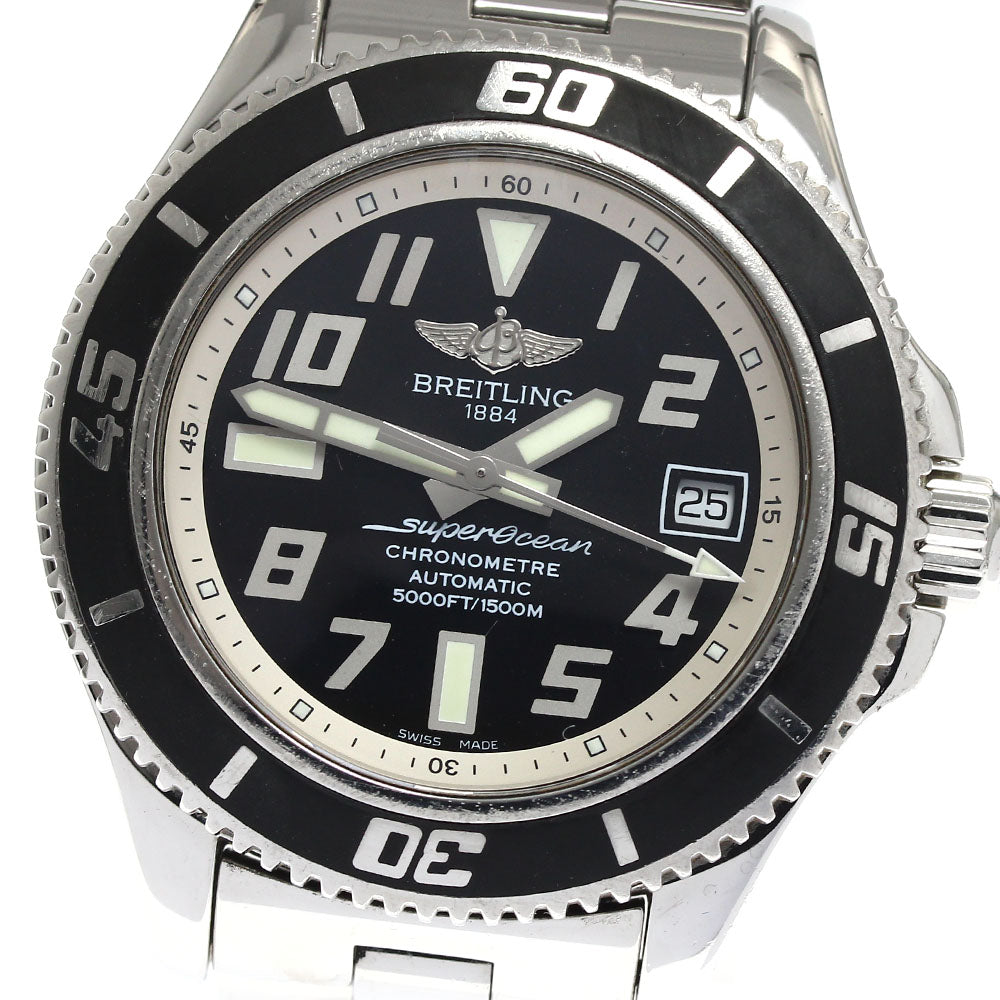 BREITLING Super Ocean 42 A17364 Date black Dial Automatic Men's Watch_893726