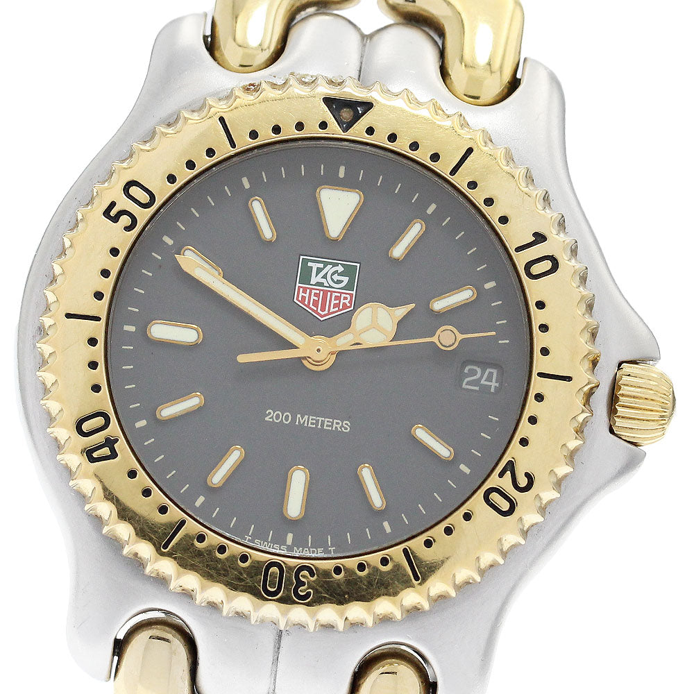 TAG HEUER S/el S95.206K Date gray Dial Quartz Men's Watch_893740