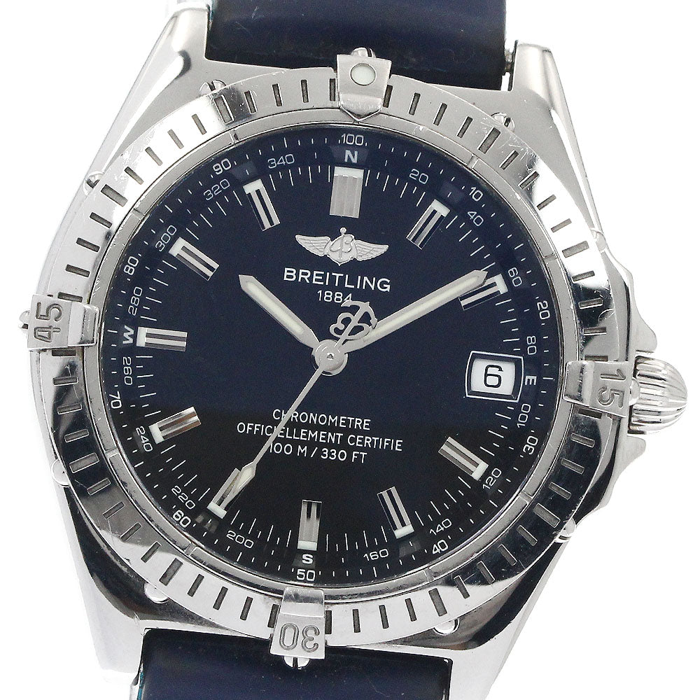 BREITLING Wings A10350 Date black Dial Automatic Men's Watch_893849
