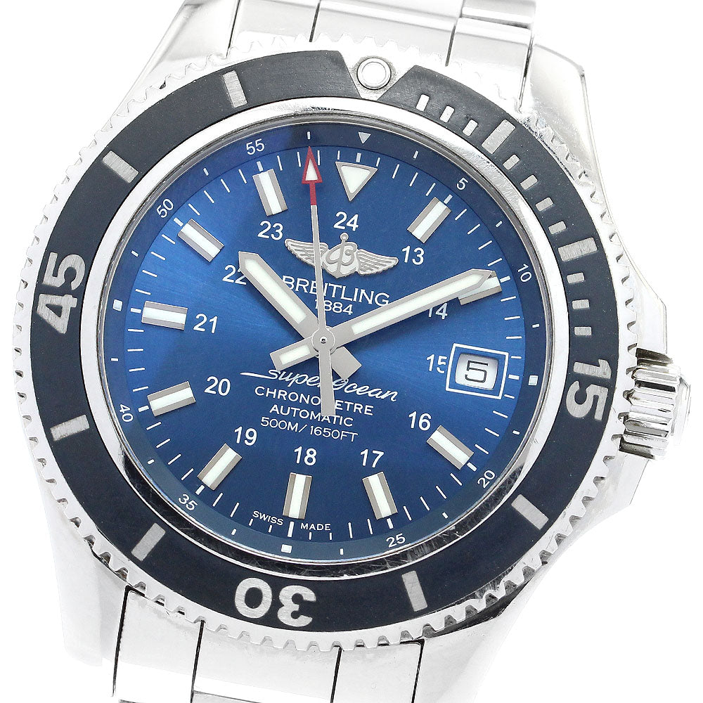 BREITLING Super Ocean II 42 A17365 Date blue Dial Automatic Men's Watch_893863