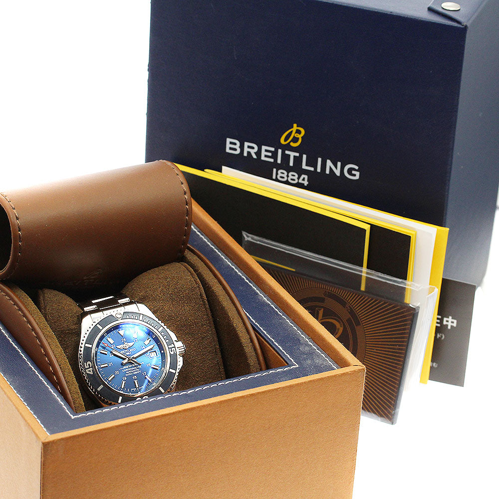 BREITLING Super Ocean II 42 A17365 Date blue Dial Automatic Men's Watch_893863
