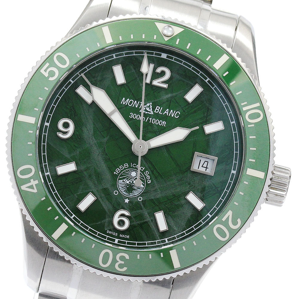 MONTBLANC 1858 Ice Sea MB129373/7578 green Dial Automatic Men's Watch_893869