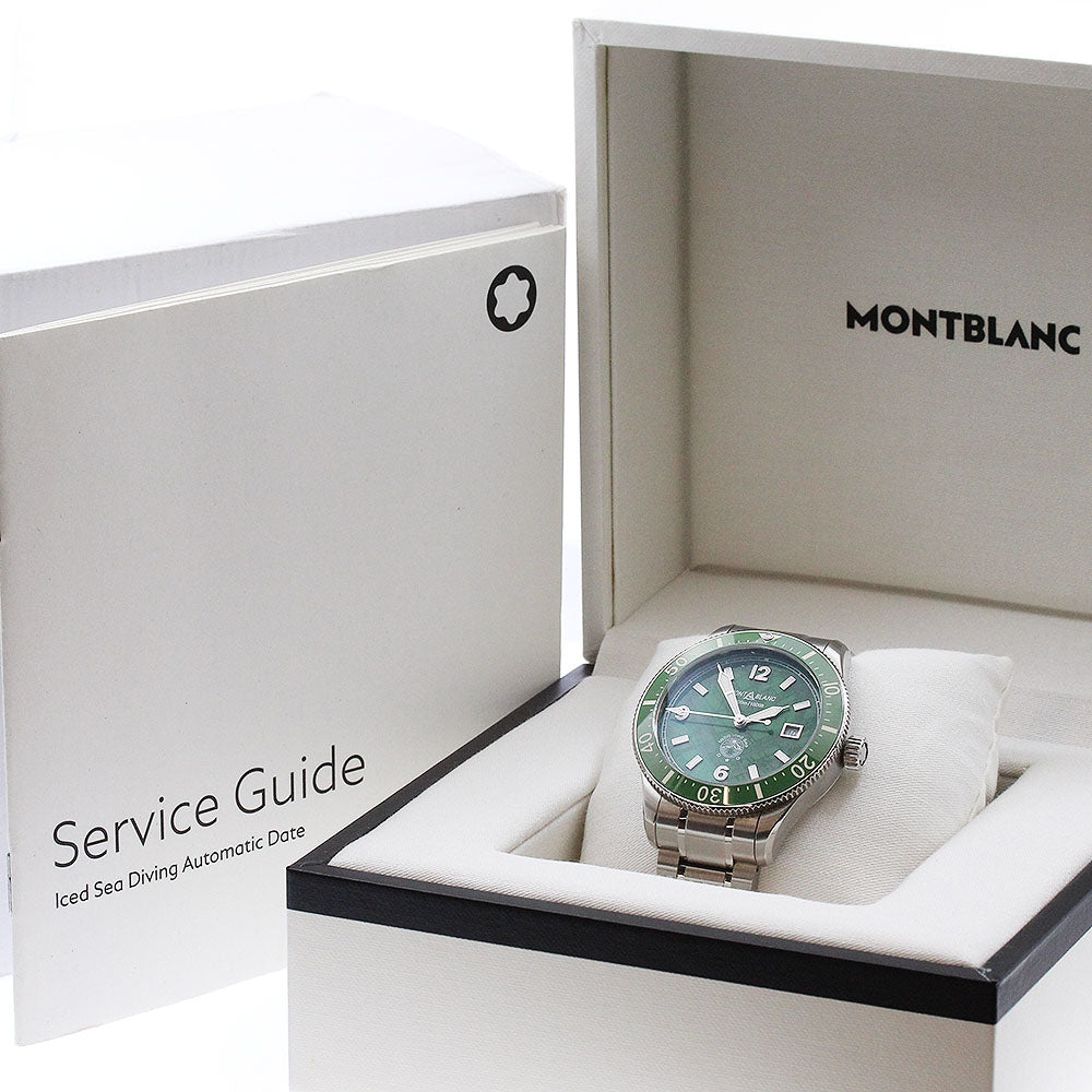 MONTBLANC 1858 Ice Sea MB129373/7578 green Dial Automatic Men's Watch_893869