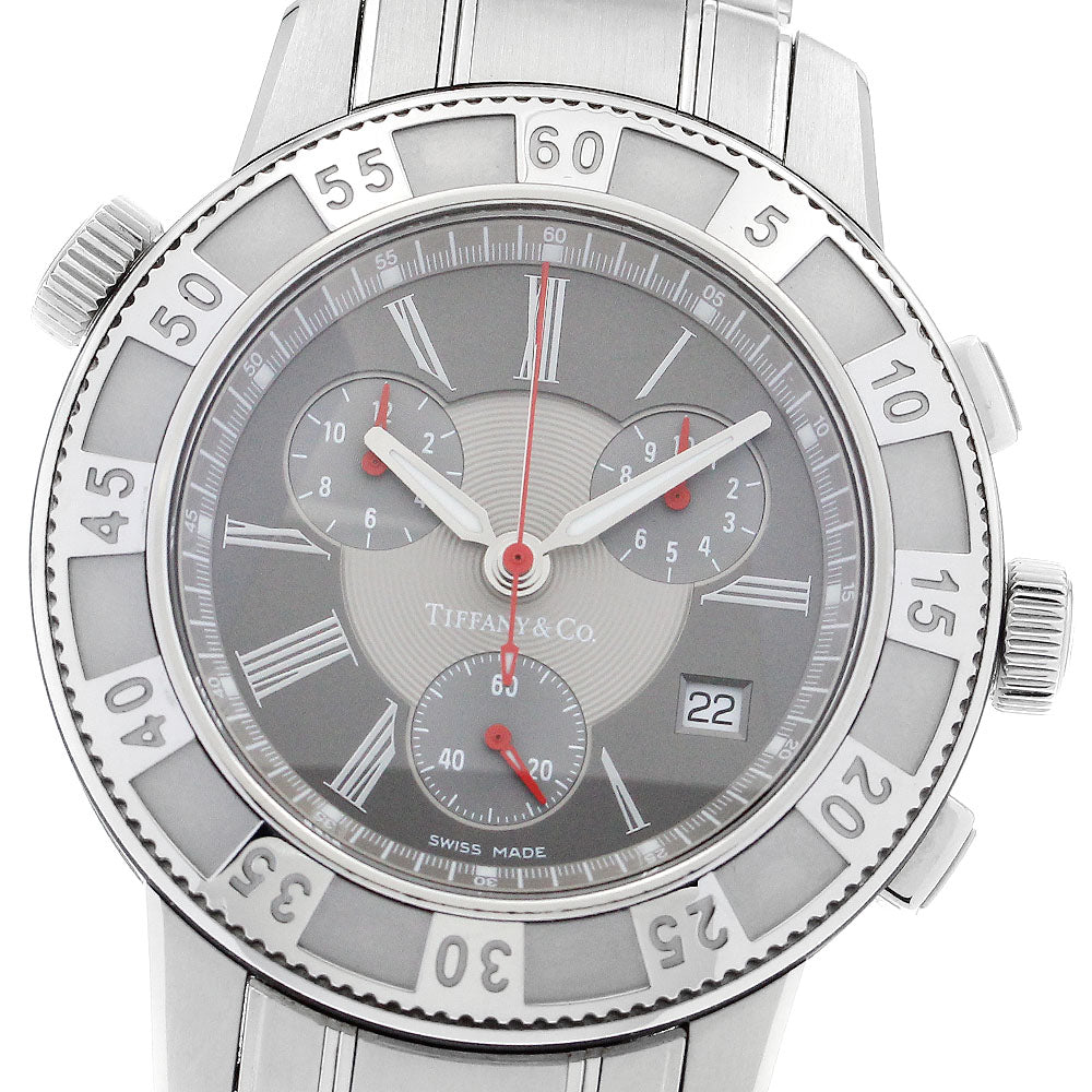 TIFFANY&Co. Mark T-57 Chronograph gray Dial Quartz Men's Watch_893874