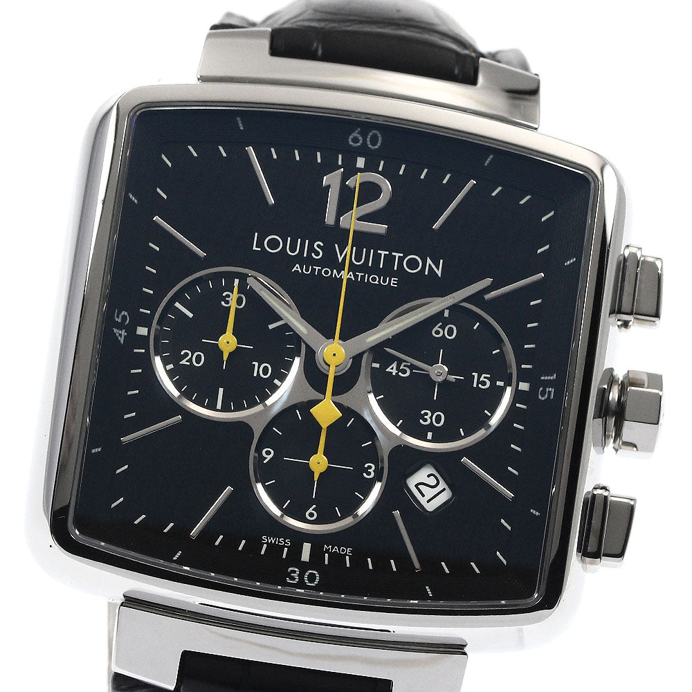 LOUIS VUITTON Speedy Q212G Chronograph black Dial Automatic Men's Watch_893875