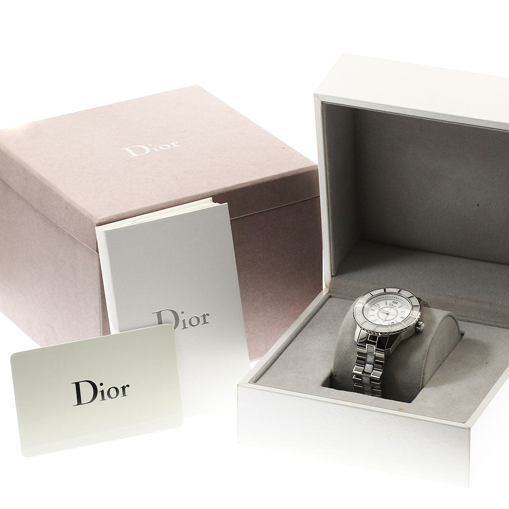 Dior crystal CD113111M001 Date white Dial Quartz Ladies Watch_893885
