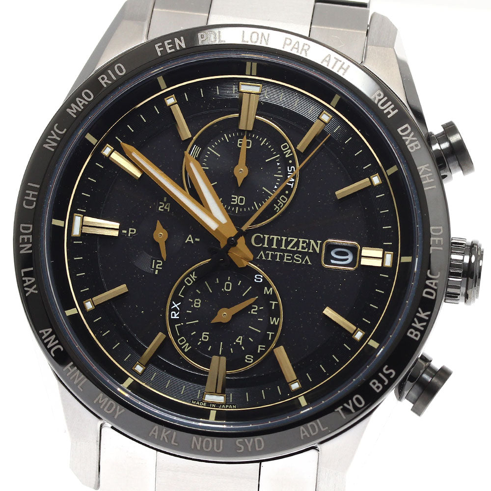 CITIZEN Atessa Eco Drive AT8184-57E/H800-A1CN209 Solar Powered Men's_893900