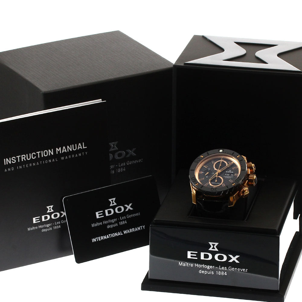 EDOX Chrono Offshore 1 01114 Day date black Dial Automatic Men's Watch_893905