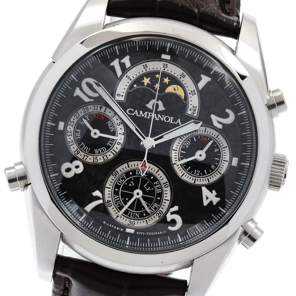 CITIZEN Campanora Grand Complication CTR57-1091/6771-T010768TA Triple calendar Black oak black oak black Dial Quartz Men's Watch_893910