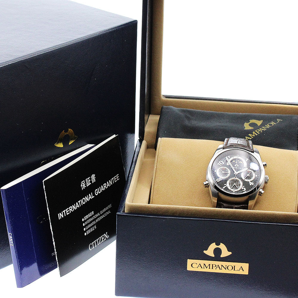 CITIZEN Campanora Grand Complication CTR57-1091/6771-T010768TA Triple calendar Black oak black oak black Dial Quartz Men's Watch_893910