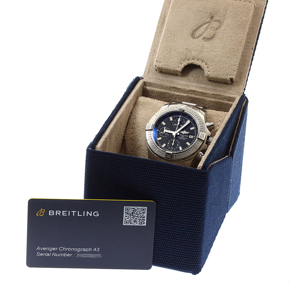 BREITLING Avenger chronograph 43 A13385 Date Automatic Men's Watch_893911