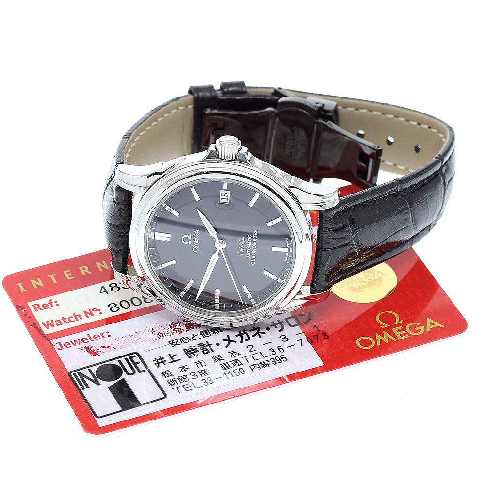 OMEGA De Ville 4831.50.31 Coaxial chronometer black Dial Automatic Men's Watch_893920