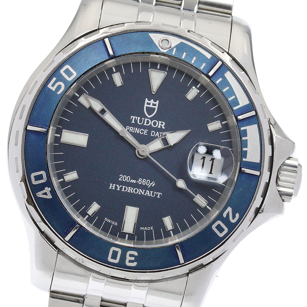 TUDOR Prince Date Hydronaut 89190 Date blue Dial Automatic Men's Watch_893931