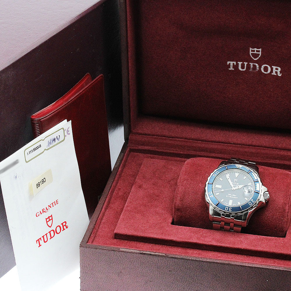 TUDOR Prince Date Hydronaut 89190 Date blue Dial Automatic Men's Watch_893931