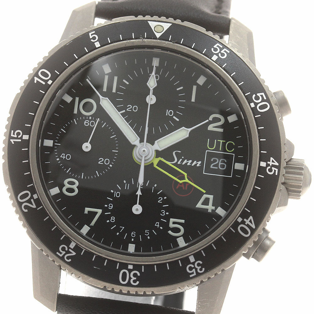 Sinn 103.TI.AR.UTC Date Chronograph black Dial Automatic Men's Watch_893934