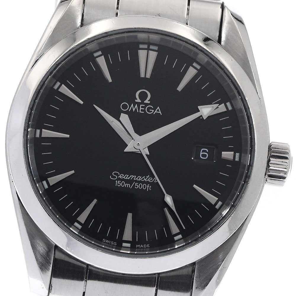 OMEGA Seamaster Aqua Terra 2518.50 Date black Dial Quartz Boy's Watch_893952